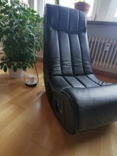 Music rocker Musik Sessel schwarz, Gaming Chair, Lautsprechersessel