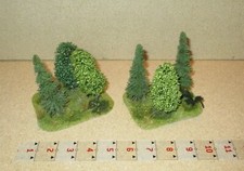 Fantasy WH40k Wargames - Tabletop Terrain Gelände - kleine Wälder Forrest Set 02