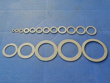 Paßscheiben 3 bis 40 mm DIN 988, Distanzscheiben, Stahlausgleichsscheiben blank