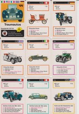 Traumautos Quartett, Karten vermutlich unbespielt,52722,1971,Schmid,Post € 1,60