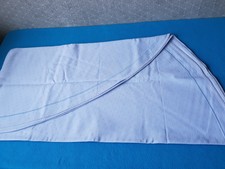 Damast - Tischdecke  /  rund 1,70 m  / hellblau