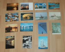 15 Postkarten Wasser Schiffe Boot 5 beschrieben 15 unbeschrieben