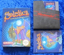 Solstice Die Suche nach dem Zauberstab von Demnos, OVP + Anl, Nintendo NES Spiel