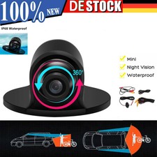 360° HD Mini Auto Rückfahrkamera KFZ Kamera Nachtsicht Einparkhilfe Wasserdicht