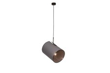 Brilliant Independent Pendelleuchte, 1-flammig grau/schwarz ,auch LED , E27