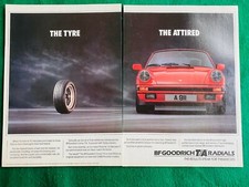 Porsche 911 BF Goodrich T/A Individual Poster Werbung ca. a4 x2 Size # S