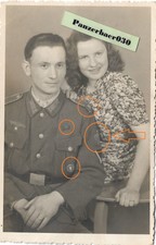 2WK Portrait Foto WH Soldat Uniform Abzeichen Orden Krimschild VWA WiO WW2 photo
