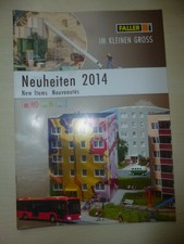 Faller - Neuheitenblätter 2014 + 2015