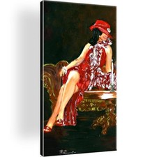 Erotik Frau Akt Bild Bilder Leinwand Keilrahmen Wandbild Kunstdruck