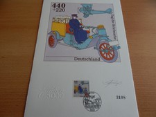 Briefmarken Kunstgrafik handsigniert - Tag der Briefmarke 1997