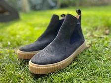 Ulla Popken Chelsea Wildleder Schuhe Stiefeletten Boots Gr.39 gepflegter Zustand