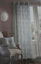 Gaveno Cavailia 1 Ösen Vorhang 137x218cm silver Latte Schal Damask Gardine B2-GC