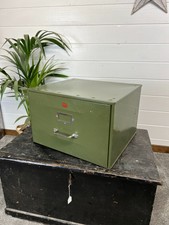 Vintage Veteran Serie großes Metall Retro industrielle Aufbewahrung Aktenschrank