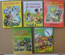 Paket 5 Nostalgische Kinderbücher Bilderbücher, Die Abenteuer der Familie Igel