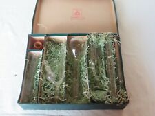 Reagenzglas 6 Stück besondere Form-teils beschriftet-dünnes Glas-A. BELLI Erfurt