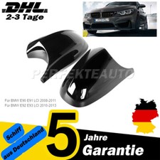 2x Für BMW E90 E91 E92 E93 LCI M3 08-13 Stil Spiegelkappe Gehäuse Glanz Schwarz