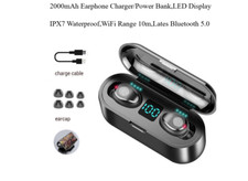 Wireless Ohrhörer, Kopfhörer Kompatibel mit iPhone, Samsung, alle Blutooth Geräte