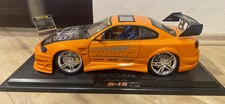 Hingucker ** Nissan Silvia orange Extreme Tuner  ** beleuchtet ** Modell 1:12