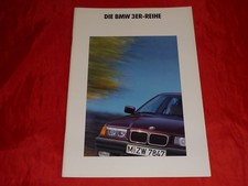 BMW 3er E36 Limousine 316i 318i 320i 325i Prospekt Brochure Depliant von 1990