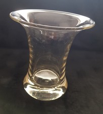Große schwere alte Vase aus Glas durchsichtige Glasvase 1529 g mundgeblasen TOP