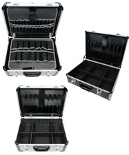 FAMEX Alu Werkzeugkoffer Werkzeugkiste Werkzeugkasten Aluminium Koffer - leer