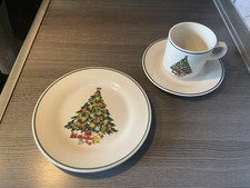 Kaffeeservice 6 Personen mit Weihnachtsdekor