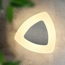 ZMH LED Wandleuchte Innen Wandlampe Wohnzimmer warmweiß Flurlampe Beleuchtung