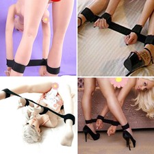 BDSM Fesseln Nylon Fußschellen Handschellen Spreizstange Bondage Sklave Fetisch