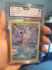 Pokemon Karte - Dunkles Turtok 1. Edition - Team Rocket - AOG 9 - PSA/BGS