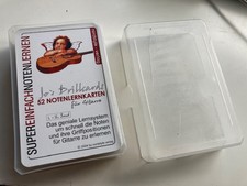 Gitarre Griffbrett Tasten Karte . Lernen Gitarre Noten Jo´s Drillcards