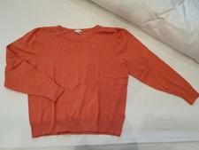 Pulli Pullover Strick gestrickt H&M koralle Hummer basic XL Melone