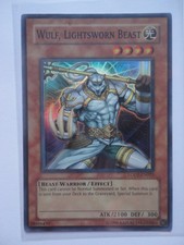 WULF, LIGHTSWORN BEAST LODT-EN023 SUPER RARE 