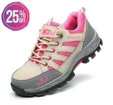 Damen Arbeitssicherheit Stahl Zehenpartie Sicherheitsschuhe Turnschuhe leichte Stiefel