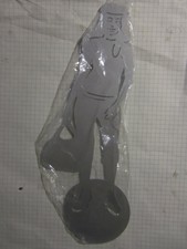 Metallbild Dame mit Handtasche