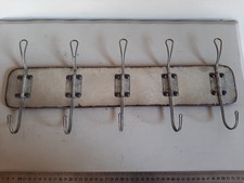 Industriemantelhaken 10 Haken 50 cm Retro Hängegestell Metallaufhänger Schlüssel Werkzeuge