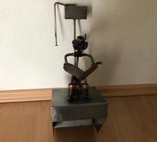 STEELMAN  handmade, Schraubenmännchen, Klorollenhalter, WC-Papierhalterung,  