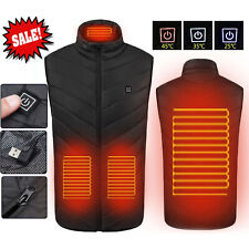 Heizweste Beheizte USB Beheizbare Heizjacke Weste Winter Wärmeweste Vest Unisex