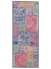 Fußmatte Matte Rechteckig Muster Bunt Mehrfarbig Gemustert Polyamid Gummi 50x75 