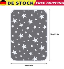 Wickelunterlage für Babys und Kleinkinder |80x110 cm |Atmungsaktiv |Wasserdicht