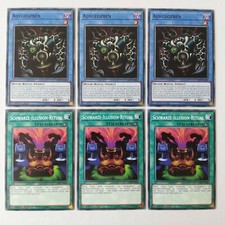 Aufgegeben Schwarze Illusion Ritual Maximilian Pegasus Yugioh Set deutsch LED2