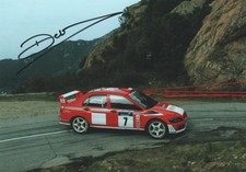 FRANCOIS DELECOUR - Originalautogramm, Mitsubishi Lancer 2002, signed photo