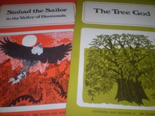 1970er;er 8 Retro B B C 1 KINDER FERNSEHEN JACKANORY UHR MIT MUTTERBÜCHERN