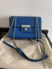 COCCINELLE kleine Party Tasche Leder - strahlend blau
