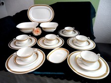 Villeroy& Boch Heinrich Speiseservice 22tlg/6Pers. "Gold Brocade"  Bone China, 