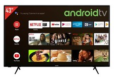 Telefunken XU43AJ600 43 Zoll Fernseher 4K UHD Android TV Prime Video / Netflix