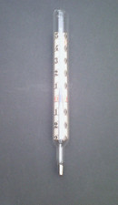 Glas Zylinder Thermometer, Stabthermometer -27° bis +55° C, H 16 cm, D 1,62 cm