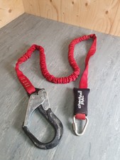 Einzeles elastisches Fallschutz-Schlüsselband mit weit öffnendem Legierungsgerüsthaken!