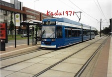 K209) Foto ROSTOCK Straßenbahn. NGT Tw 687.  Hst. Lütten Klein. Tram