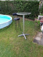 Runder stehtisch Chrom wetterfest Stehtisch Bartisch