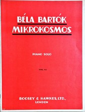 Béla Bartók Mikrokosmos Klaviernoten Piano Solo Vol.VI